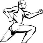 T & F - Runner 61 Clip Art