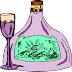 Wine Bottle 38 Clip Art