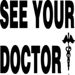 See Your Doctor 2 Clip Art