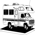 RV Truck 01 Clip Art