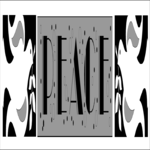 Peace Heading 1 Clip Art