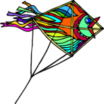 Kite 18 Clip Art