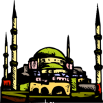 Muslim Temple 4 Clip Art