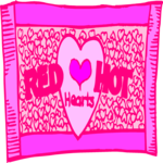 Red Hot Hearts Clip Art