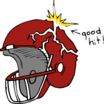 Football - Helmet 5 Clip Art