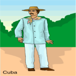 Cuban Man Clip Art