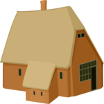 Rural House with High Roof