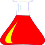 Chemistry - Flask 09 Clip Art