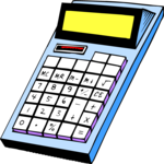 Calculator 13 Clip Art