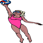 Beach Volleyball 1 Clip Art