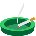 Cigarette in Ashtray