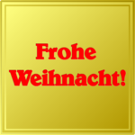 Merry Christmas - German 2