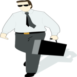 Businessman & Briefcase 1