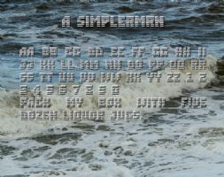 a SimplerMrn font
