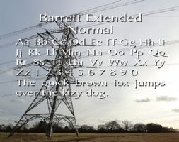 Barrett Extended Normal font