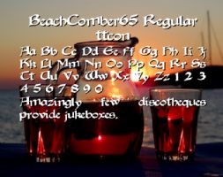 BeachComber65 Regular ttcon font