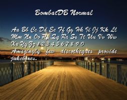 BombatDB Normal font