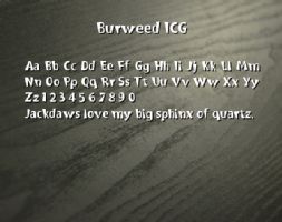 Burweed ICG font