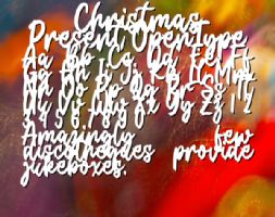 Christmas Present OpenType font