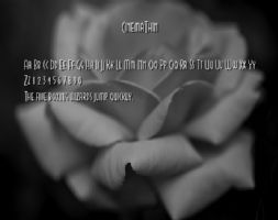 CinemaThin font