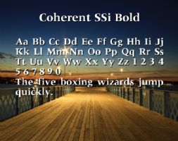Coherent SSi Bold font
