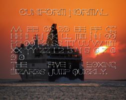 Cuniform Normal font