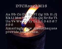 DTCRoughM16 font