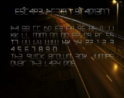 Escape Artist Gradient font