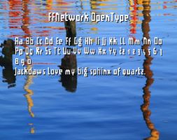 FFNetwork OpenType font