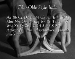 Filco Olde Style Italic font