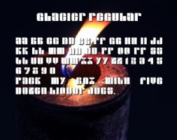 Glacier Regular font