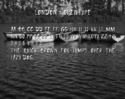 London 1 OpenType font