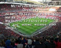 MetaPlus MediumCaps OpenType font