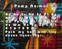 Pump Normal font