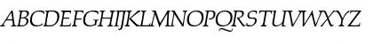 PalinoWerkDB Italic Font