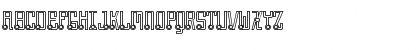 Quasidipitous Hollow Regular Font