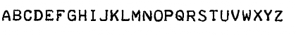 Teleprinter Bold Font Teleprinter Bold Font