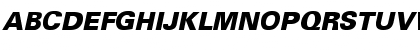 Univers-Black-Italic Regular Font