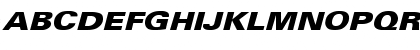 Univers-Black-Italic Wd Regular Font
