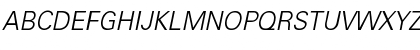 Univers-Light-Italic Regular Font
