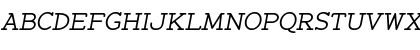 Zolano Serif BTN Oblique Font