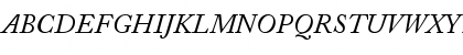 Adobe Caslon Italic Font