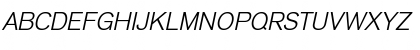 AkzidenzGrotesk LightItalic Font