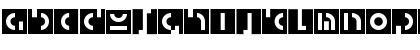 AlphaBloc Stencil Font