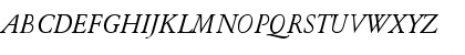 AZGaramondC Italic Font