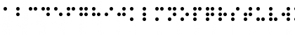 BRAILLE REGULAR Font BRAILLE REGULAR Font