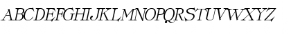 ClassicaItalic Regular Font