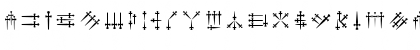 DaggersAlphabet Regular Font DaggersAlphabet Regular Font