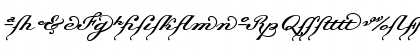 Dalliance ScriptLigatures Font Dalliance ScriptLigatures Font