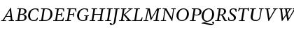 DB Serif TF Regular Italic Font